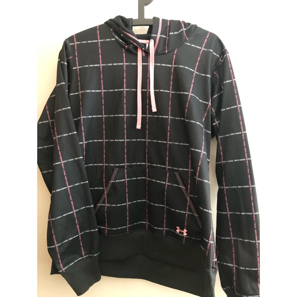 Under Armour Black & Pink Hoodie